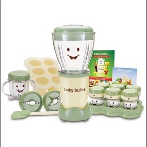 Baby Bullet Lot with Steamer & Extras